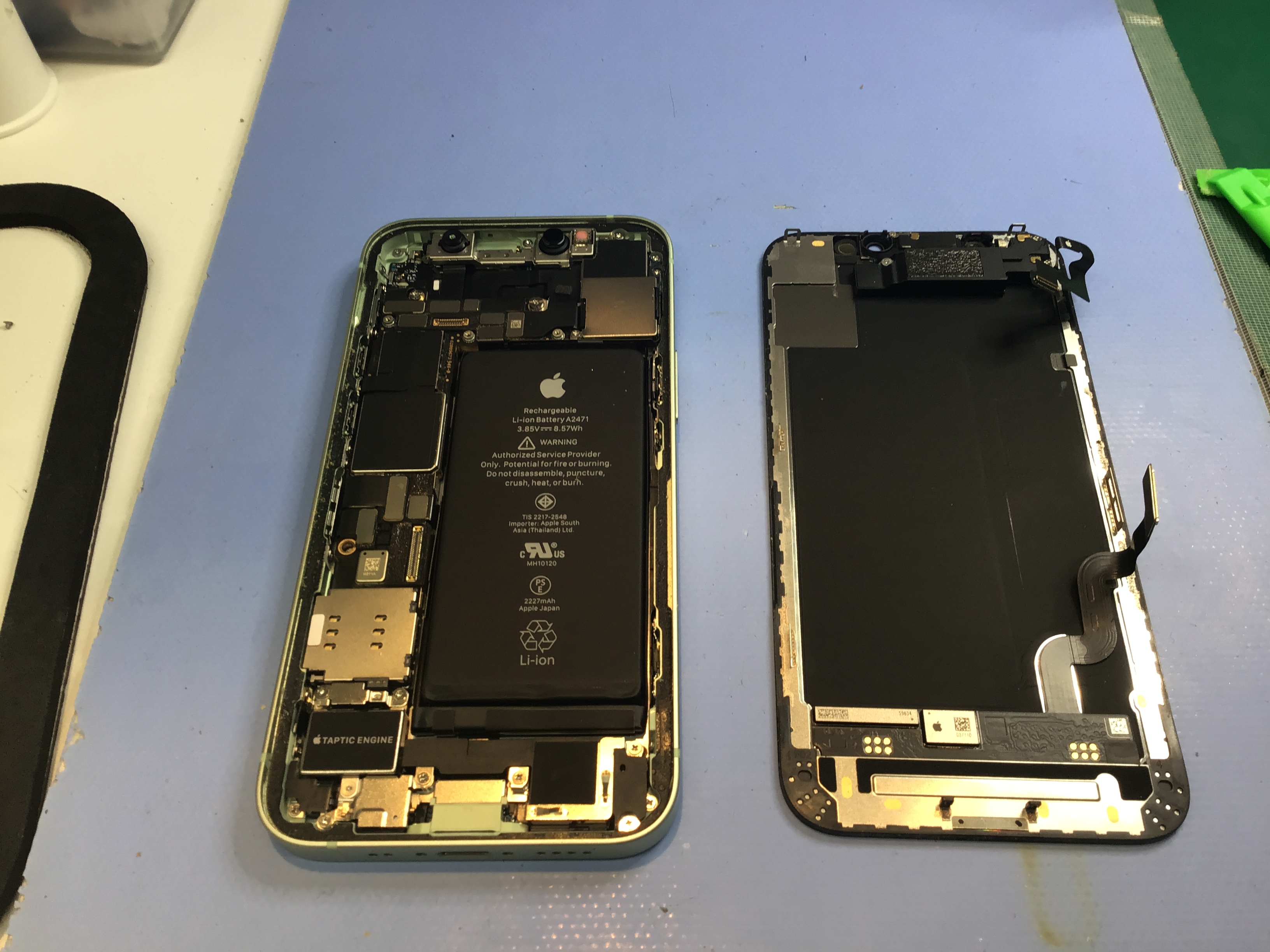 iPhone12miniのバッテリー交換は、データそのまま・即日修理のスマホ修理工房　港北店へ！